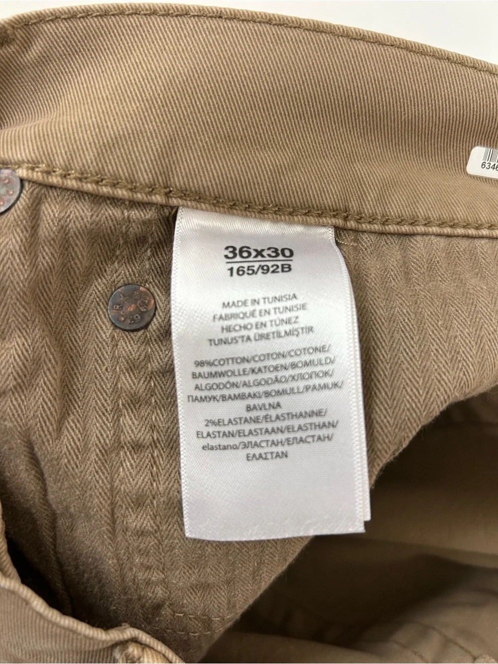 Polo by Ralph Lauren Slim Khaki/Tan Men’s Pants